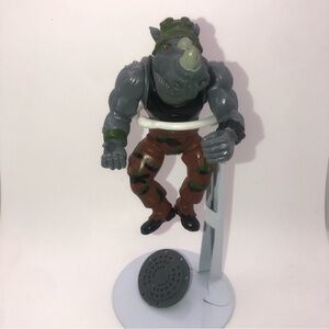80S TMNT Teenage Mutant Ninja Turtles Rocksteady Near Complete